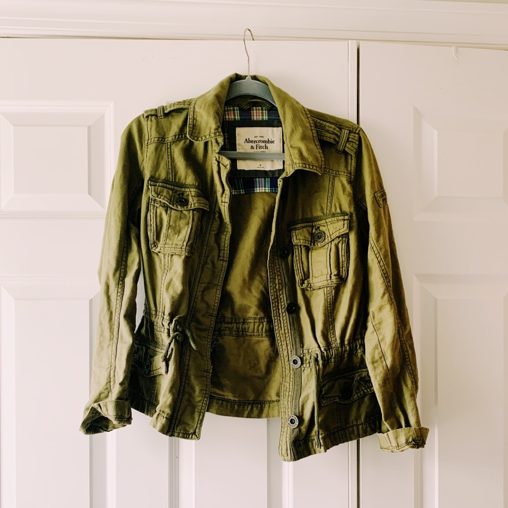 Army Green Abercrombie & Fitch Jacket